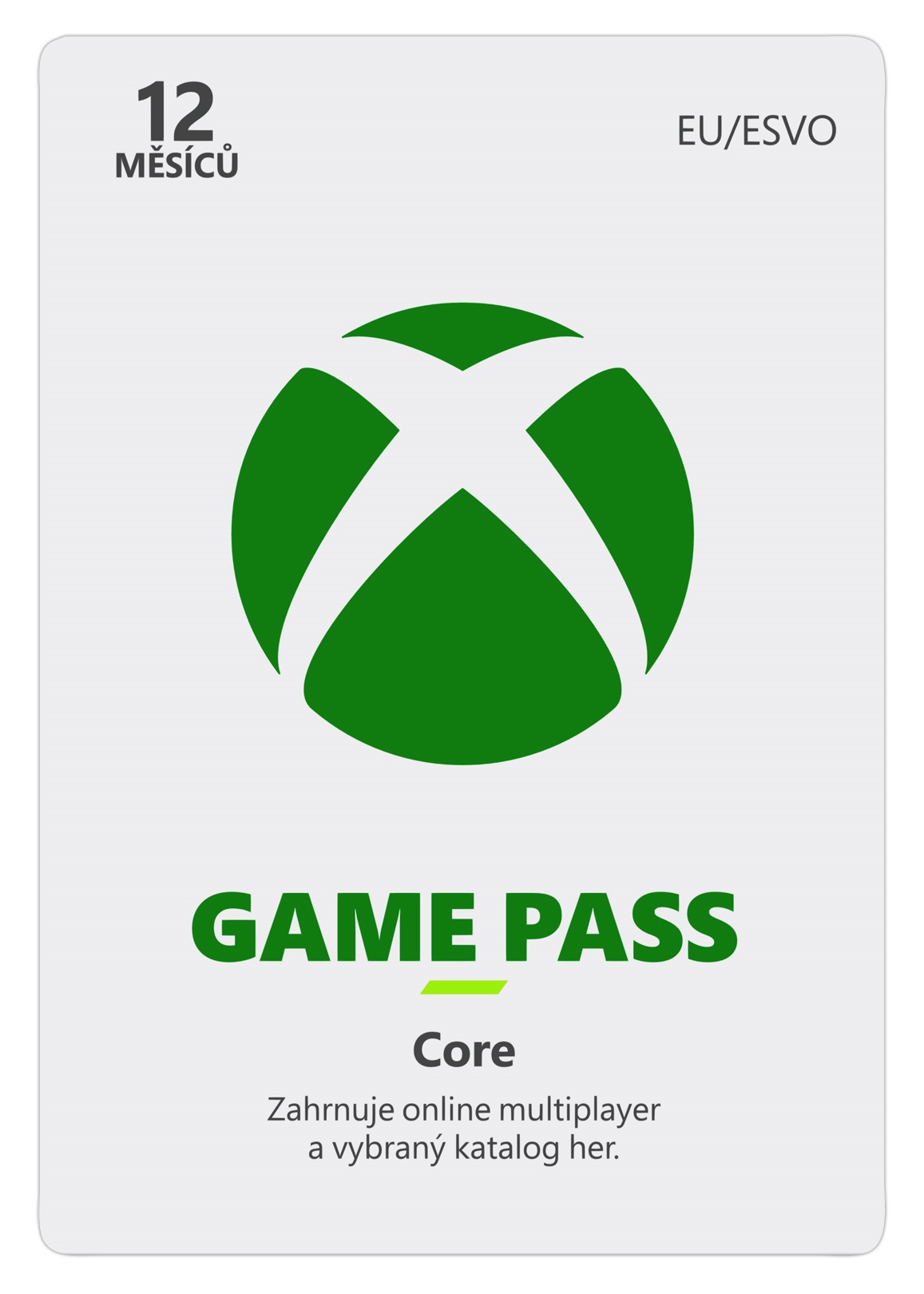 ESD XBOX - Game Pass Core - předplatné na 12 měsíců (EuroZone) 