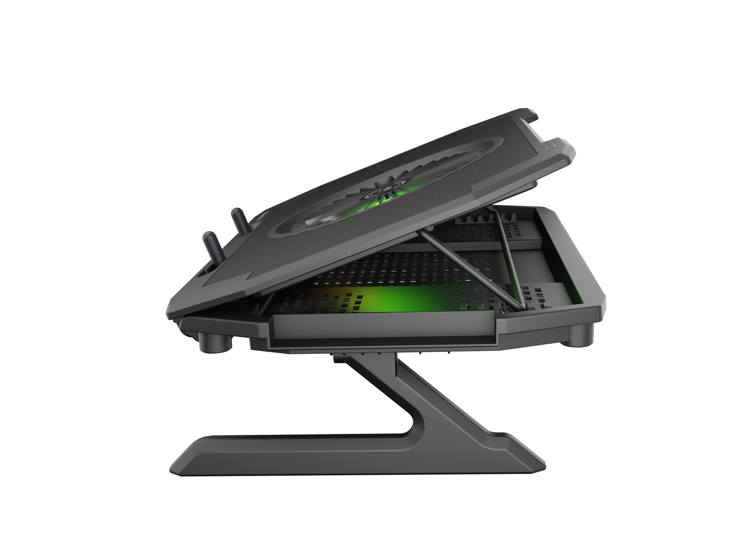 Chladiaca podložka pre NB Genesis OXID 260, LED, 15, 6-17, 3" 4xvetrák, 2xUSB 