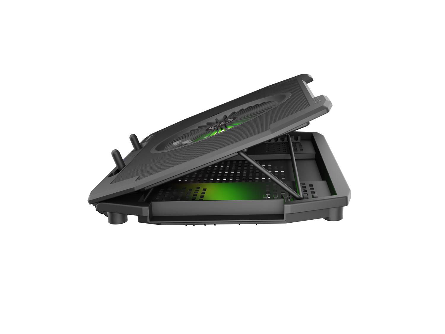 Chladiaca podložka pre NB Genesis OXID 260, LED, 15, 6-17, 3" 4xvetrák, 2xUSB 