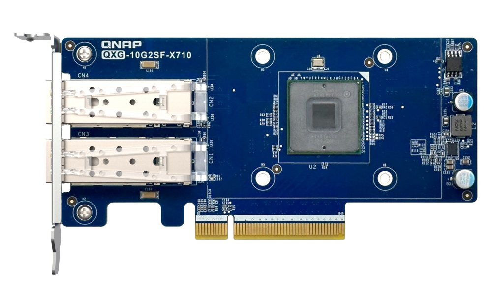 QNAP QXG-10G2SF-X710 - 2x 10GbE SFP+, PCIe Gen3 x8 