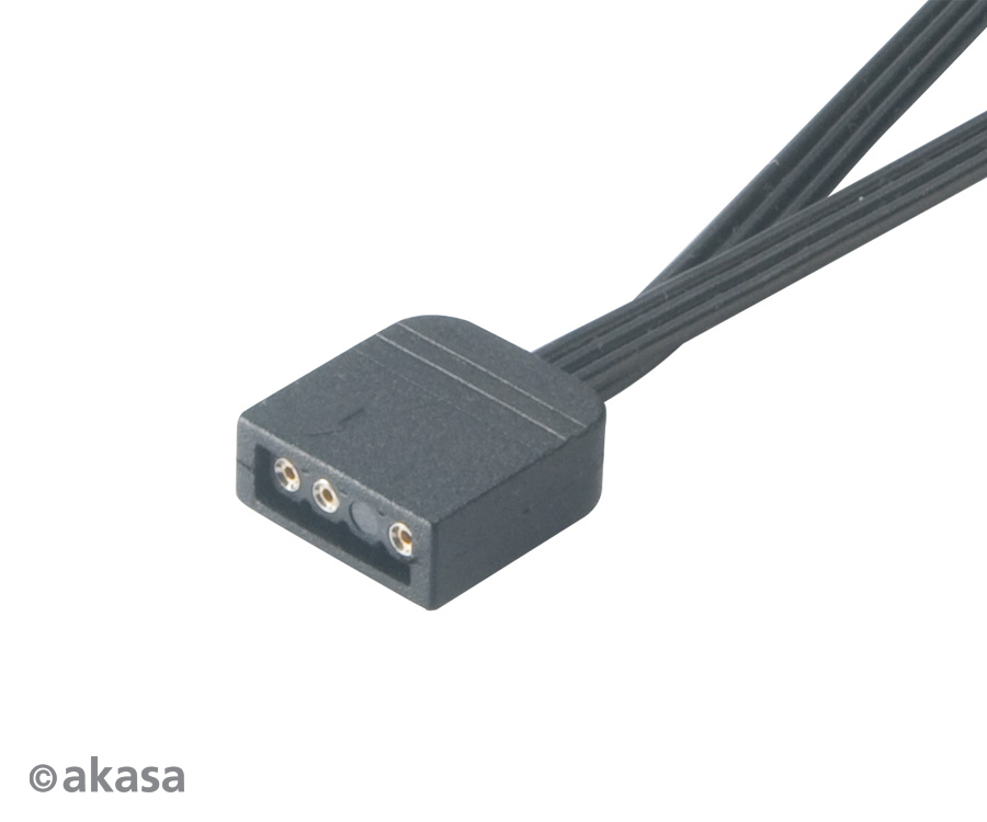AKASA - RGB LED kábel-splitter adresovateľný 12 cm 
