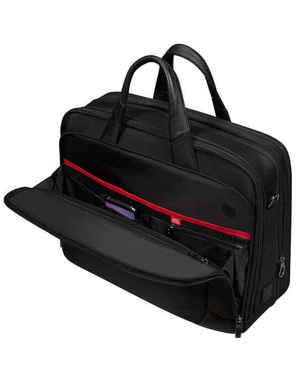 Samsonite PRO-DLX 6 Bailhandle 17.3" EXP Black 
