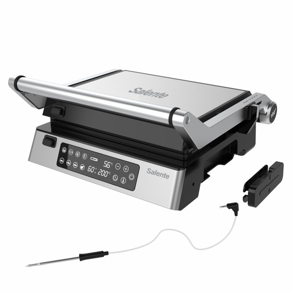 Salente FlamePro kontaktný gril s externou teplotnou sondou 