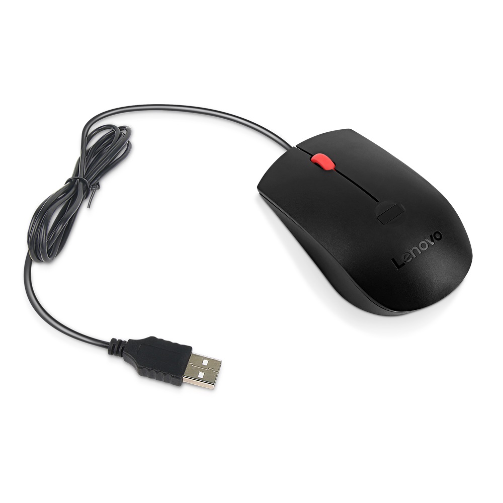 Lenovo Fingerprint Biometric Gen 2/ Kancelárska/ Optická/ 1 600 DPI/ Drôtová USB/ Čierna 