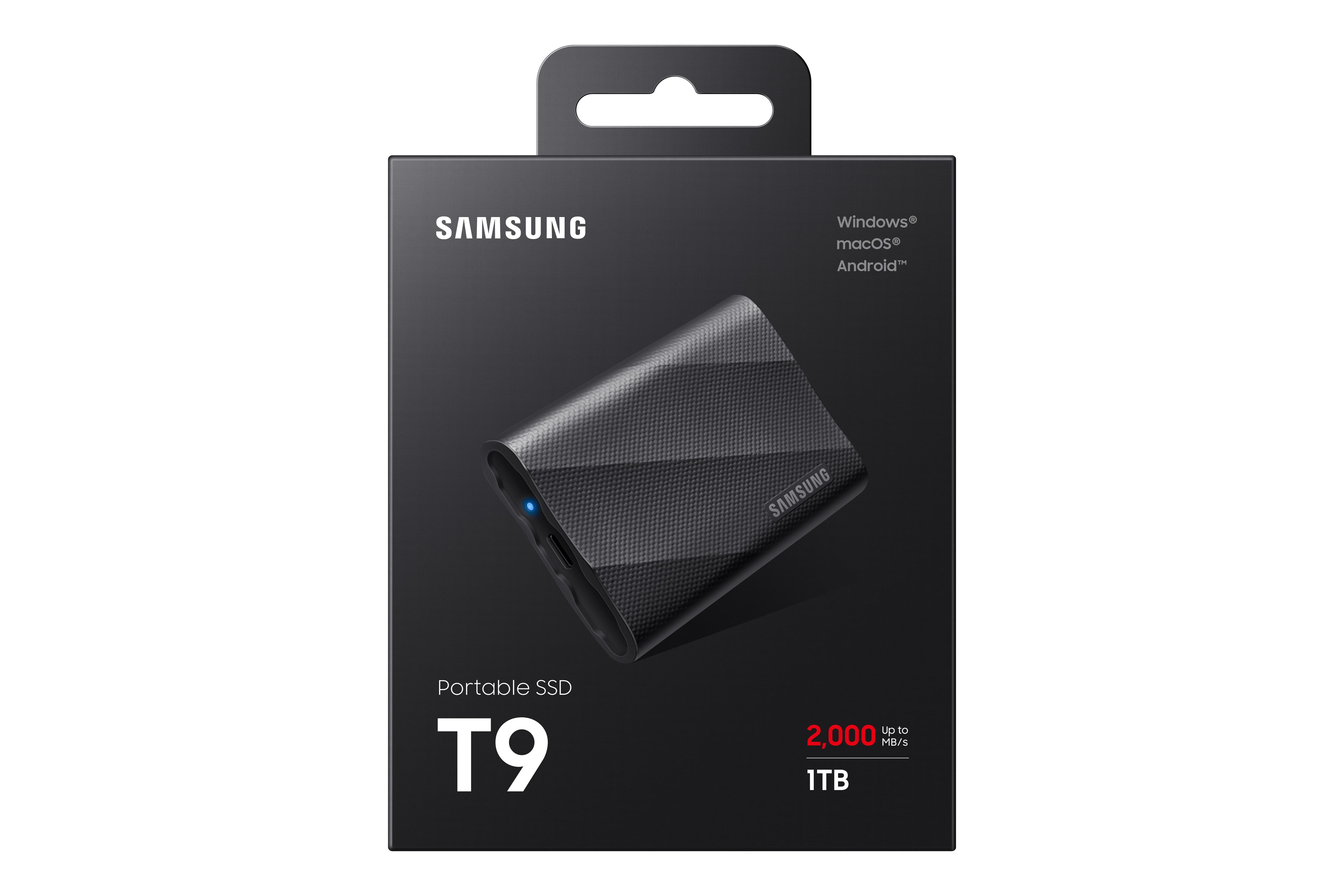 SSD 4TB Samsung externí T9, černá 