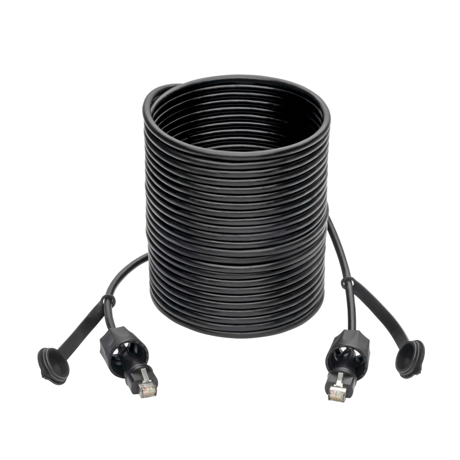 Tripplite Ethernetový kábel odolný IP68, Cat5e/ Cat6 STP (RJ45 Samec/ Samec), 15.24m 