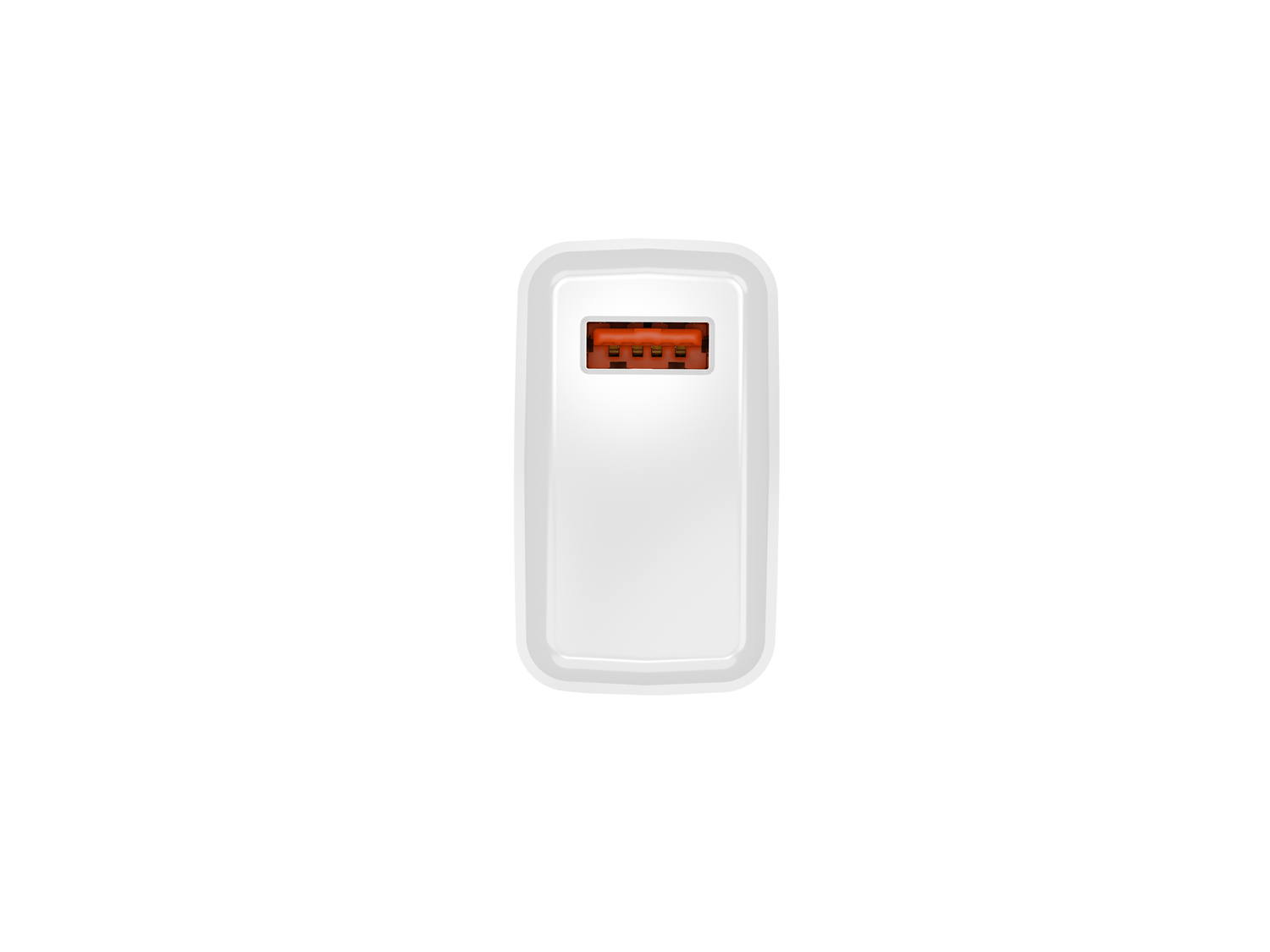 Univerzálna nabíjačka Natec RIBERA 18W 1X USB-A, biela 
