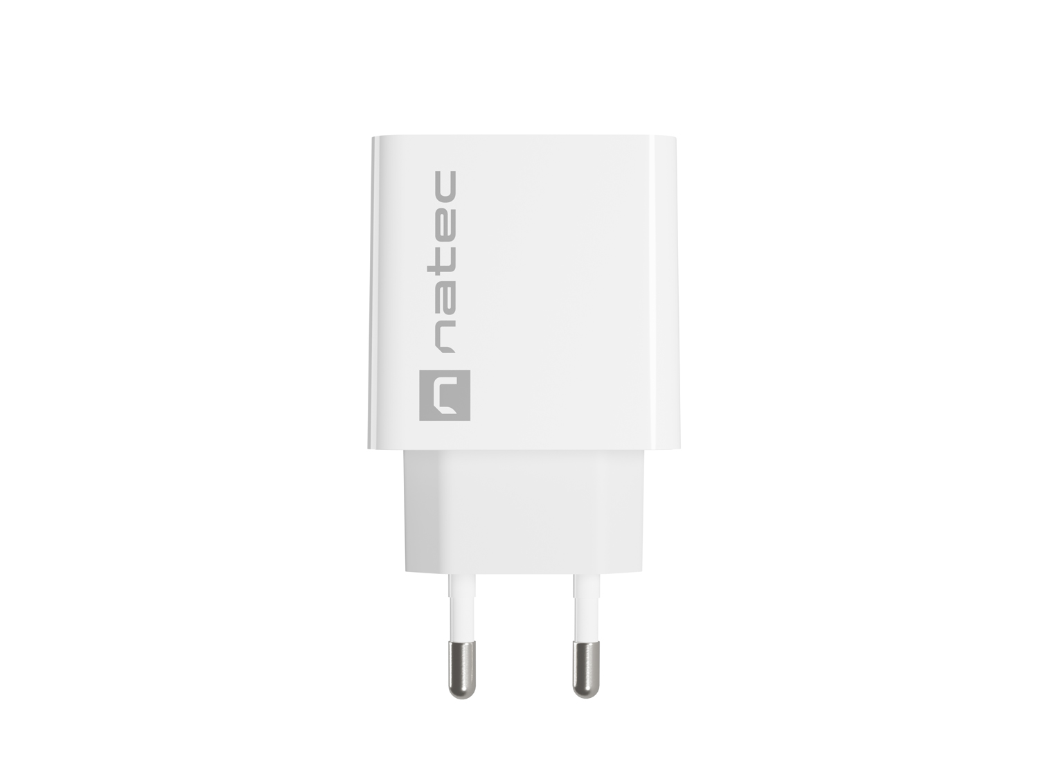 Univerzálna nabíjačka Natec RIBERA 20W 1X USB-A + 1X USB-C, biela 