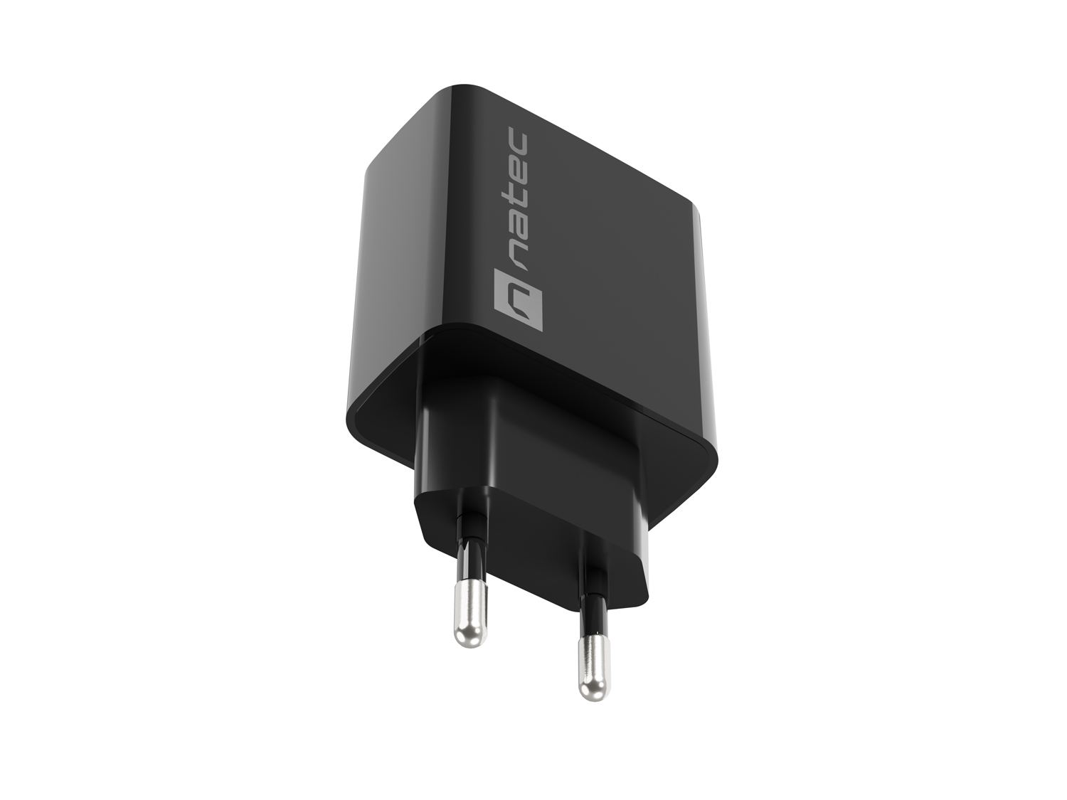 Univerzálna nabíjačka Natec RIBERA 18W 1X USB-A, čierna 