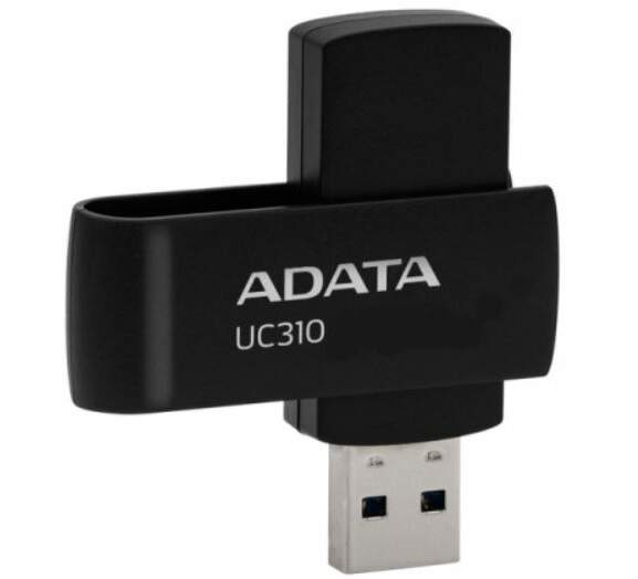 ADATA UC310/ 64GB/ USB 3.2/ USB-A/ Čierna 