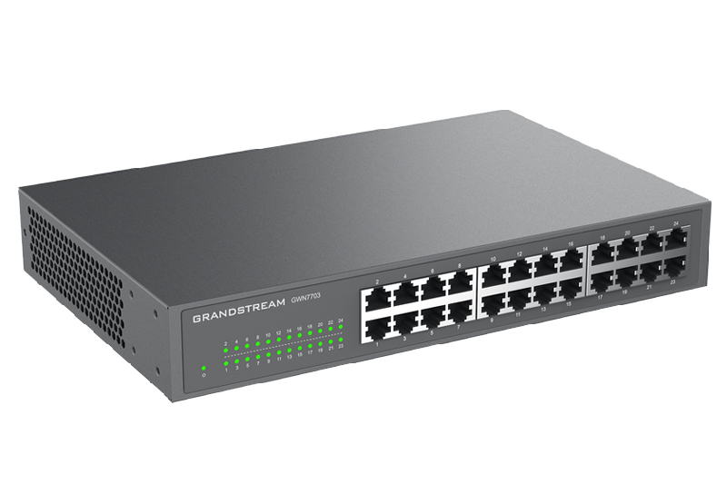 Grandstream GWN7703 Unmanaged Network Switch, 24 portov 
