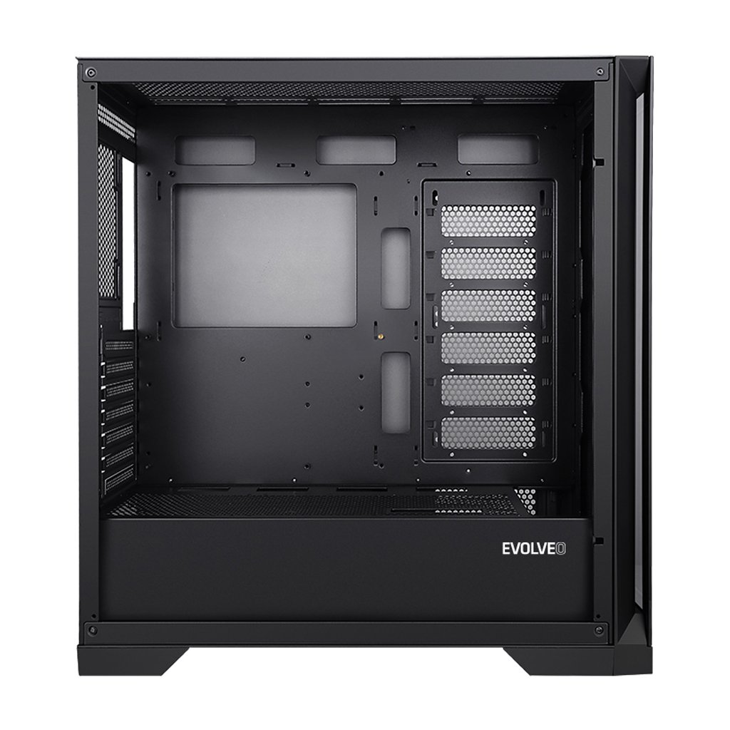 EVOLVEO Ptero Q2/ Micro ATX/ Transpar./ Čierna 