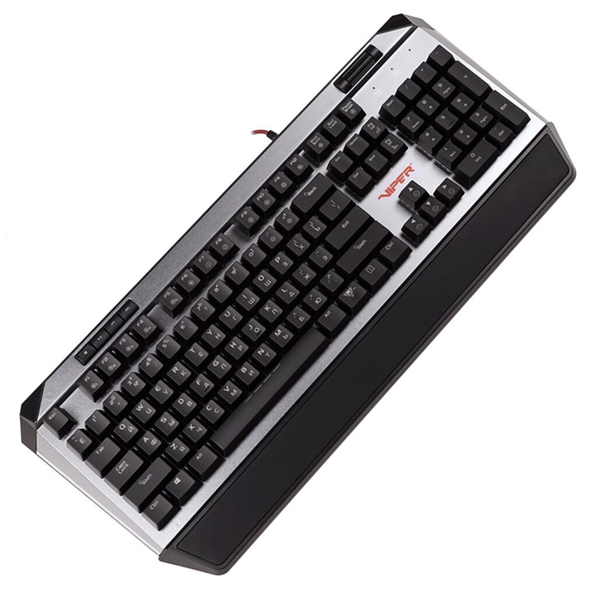 Patriot Viper 765 RGB/ Drôtová USB/ RU layout/ Čierna-strieborná 