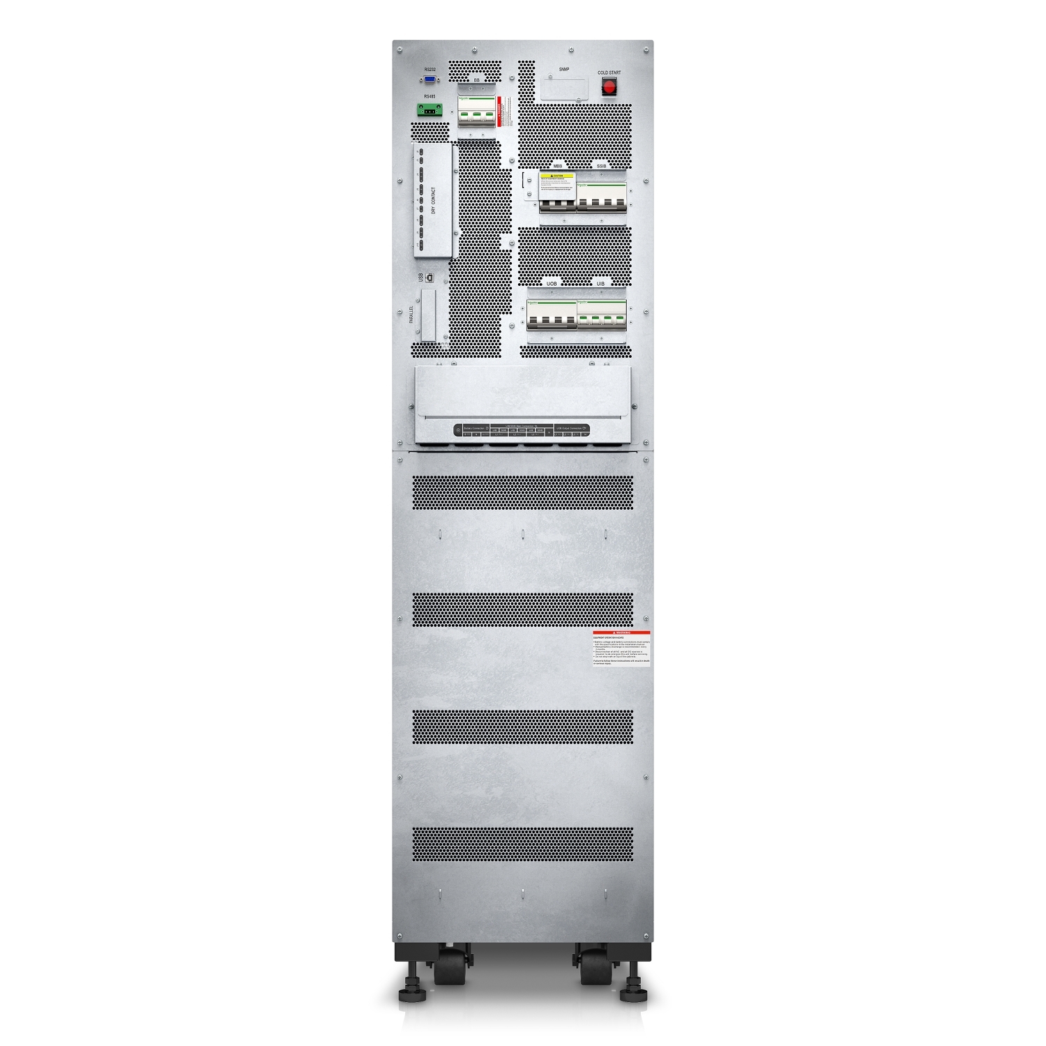 Easy UPS 3S 10 kVA 400V 3:3 UPS, 2 internal 7Ah modular battery strings, expandable to 3 