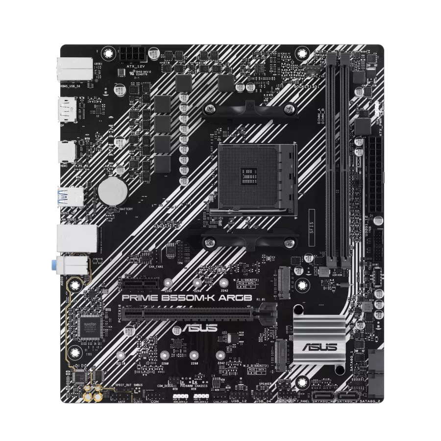ASUS PRIME B550M-K ARGB/ AM4/ mATX