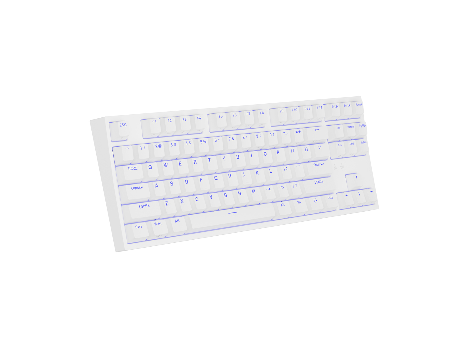 Genesis herná mechanická klávesnica THOR 404/ RGB/ Khail Box Brown/ Drôtová USB/ US layout/ Biela 