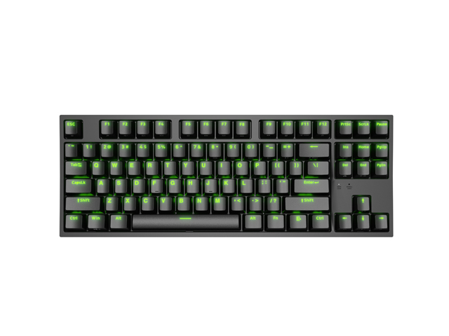Genesis herná mechanická klávesnica THOR 404/ RGB/ Khail Box Brown/ Drôtová USB/ US layout/ Čierna 