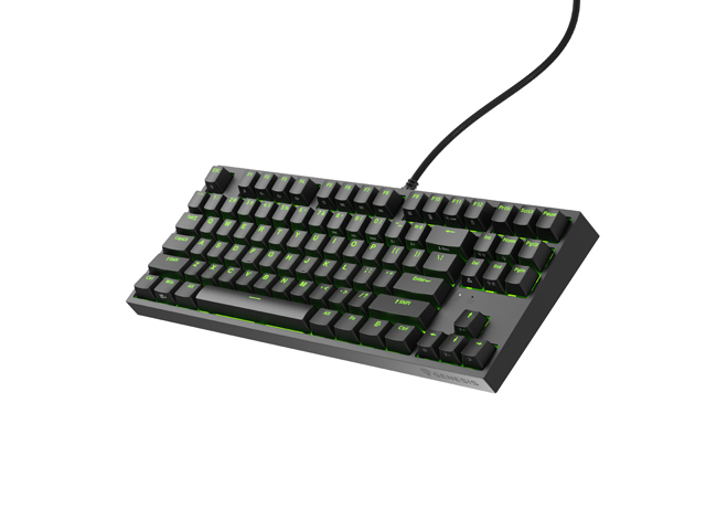 Genesis herná mechanická klávesnica THOR 404/ RGB/ Khail Box Brown/ Drôtová USB/ US layout/ Čierna 