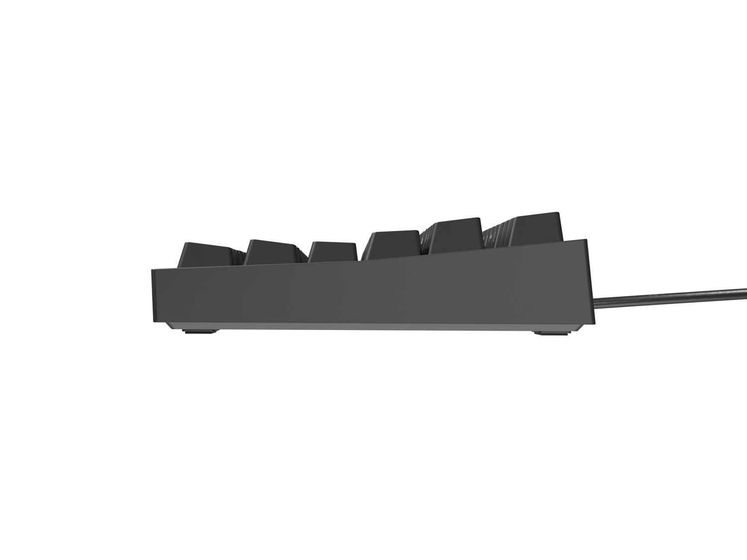 Genesis herná mechanická klávesnica THOR 404/ RGB/ Gateron Yellow Pro/ Drôtová USB/ US layout/ Čierna 
