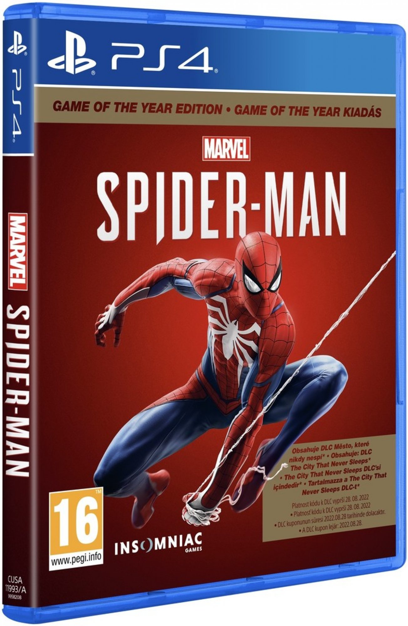 PS4 -Marvel"s Spider-man GOTY