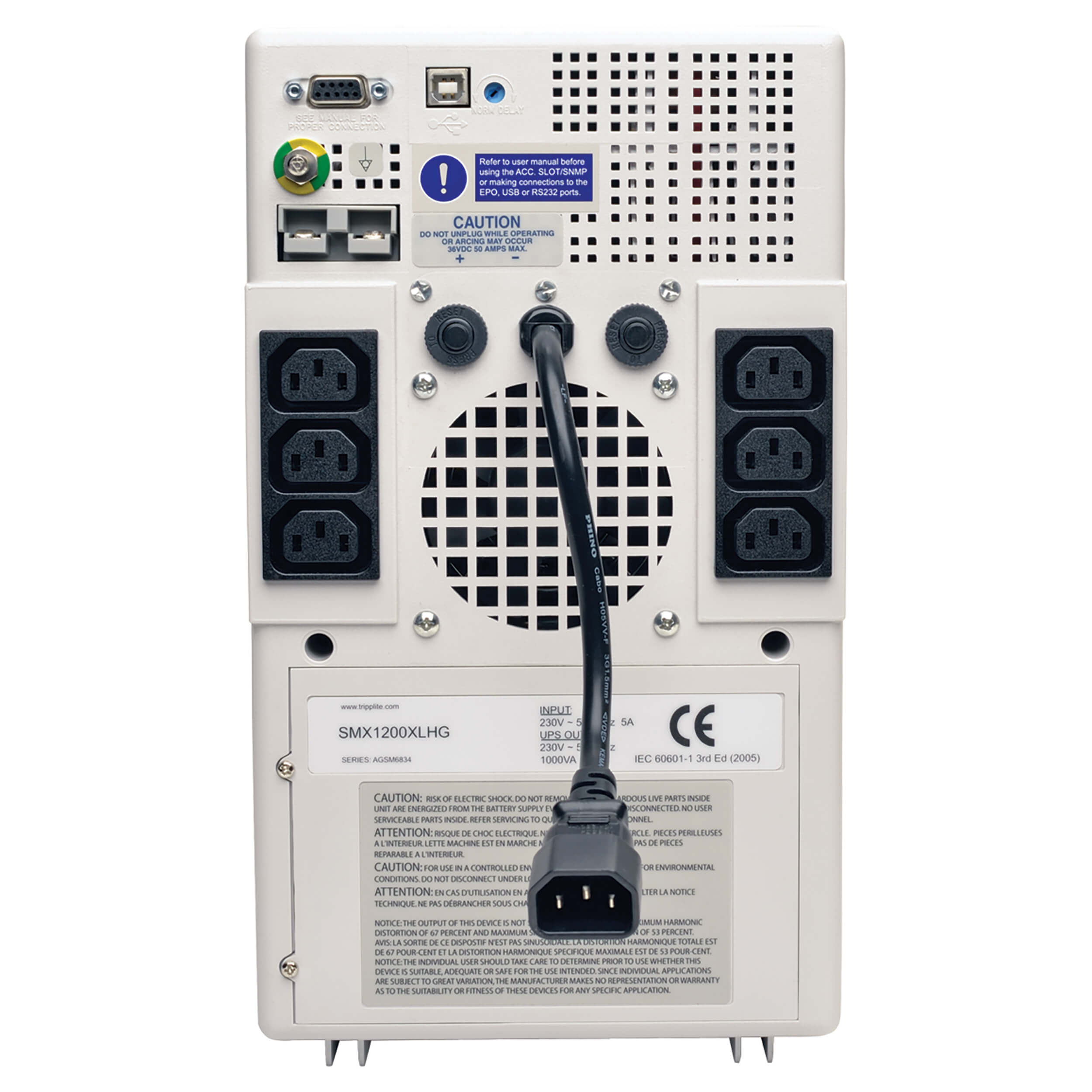UPS Line-interactive pre zdravotníctvo, SmartPro 230V, 1kVA, 750W, 6 zásuviek, izol.trafo 