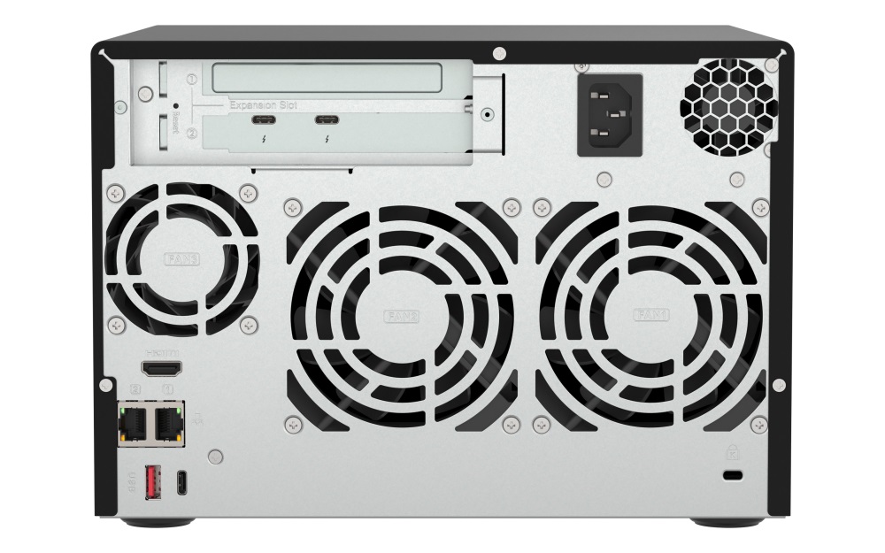 QNAP TVS-h674T-i5-32G (6core, ZFS, 32GB RAM, 6x SATA, 2x M.2 NVMe, 2x 2, 5GbE, 2x Thunderbolt 4) 