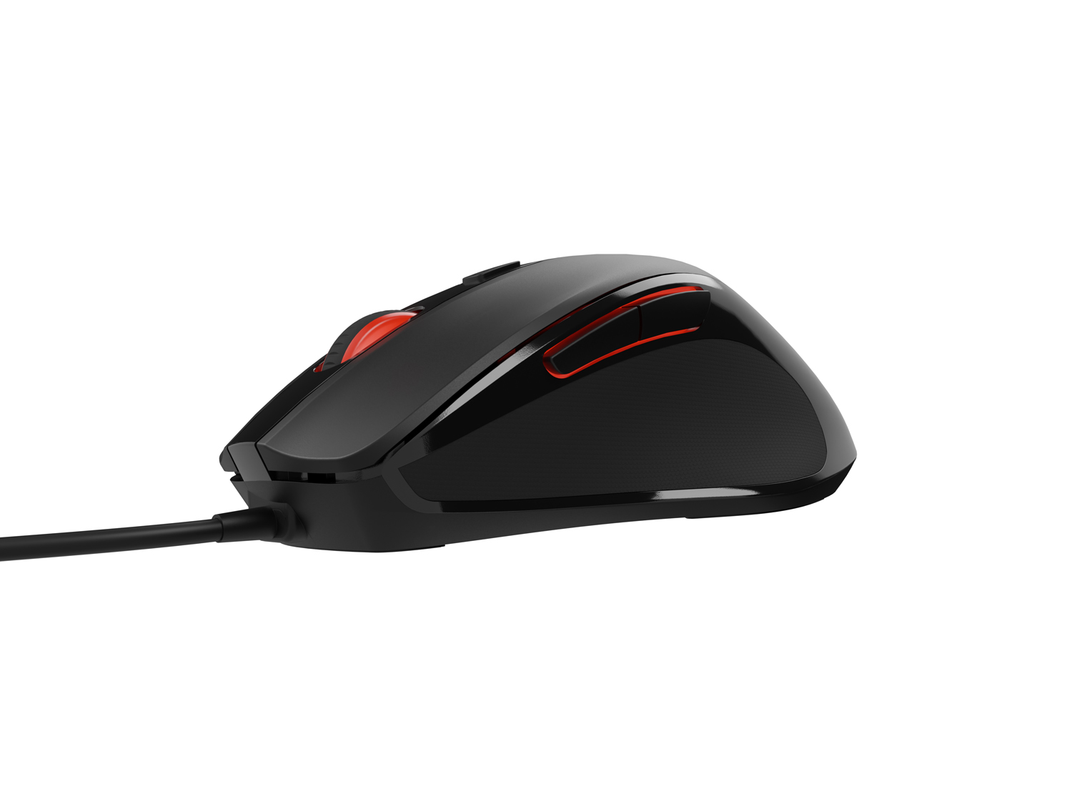 Natec optická myš PIGEON 2/ 4 000 DPI/ Kancelárska/ Optická/ 4 000 DPI/ Drôtová USB/ Čierna 