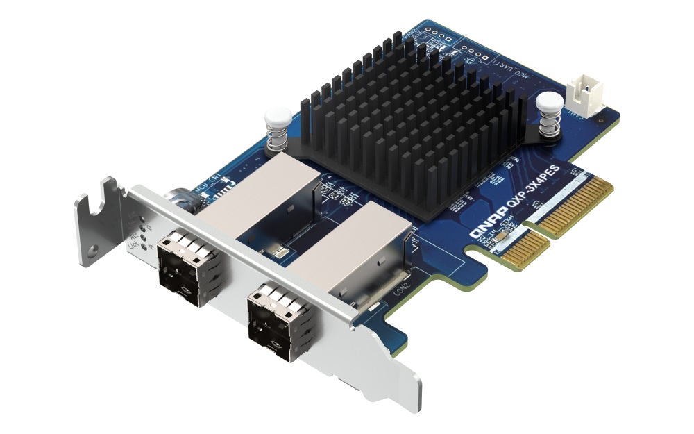 QNAP QXP-3X4PES, 2 ports (SFF-8644) Expansion card 