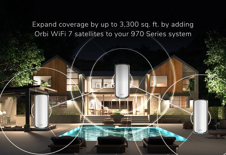 NETGEAR ORBI9 QB WIFI7 SATELLITE 