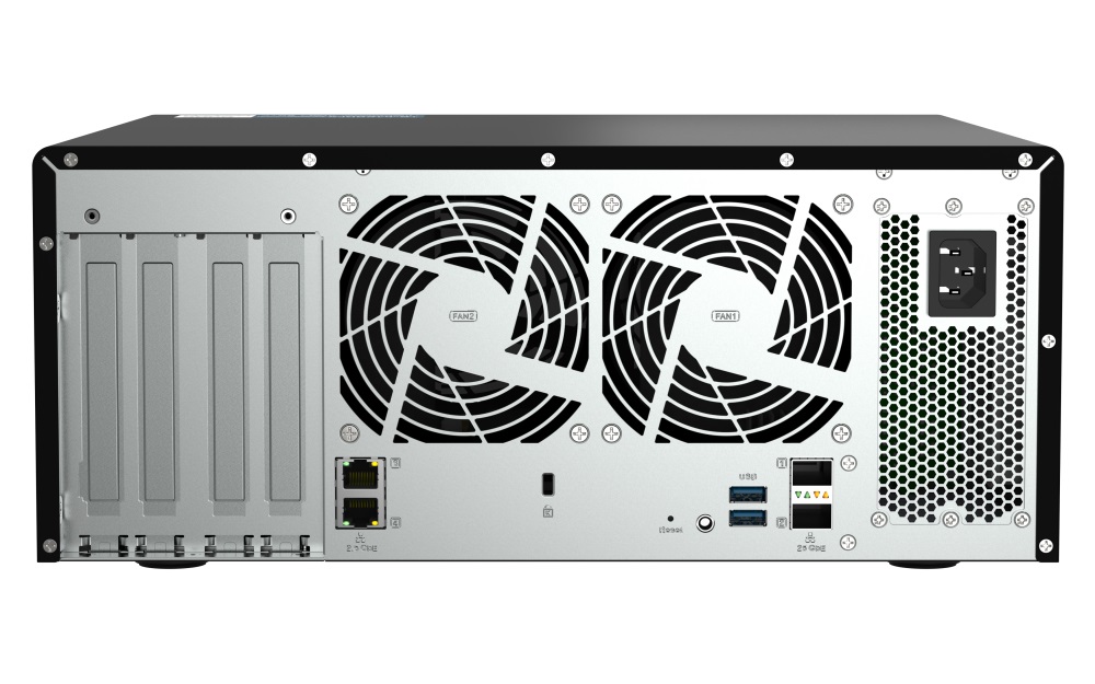 QNAP TS-h1290FX-7302P-256G (AMD EPYC, 256GB ECC RAM, 12x 2, 5" U.2, 2x M.2 NVMe, 2x 2, 5GbE, 2x 25GbE) 