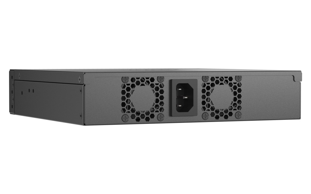 QNAP riadený switch QSW-M3216R-8S8T (8x 10GbE porty + 8x 10G SFP+ porty, polovičná šírka) 