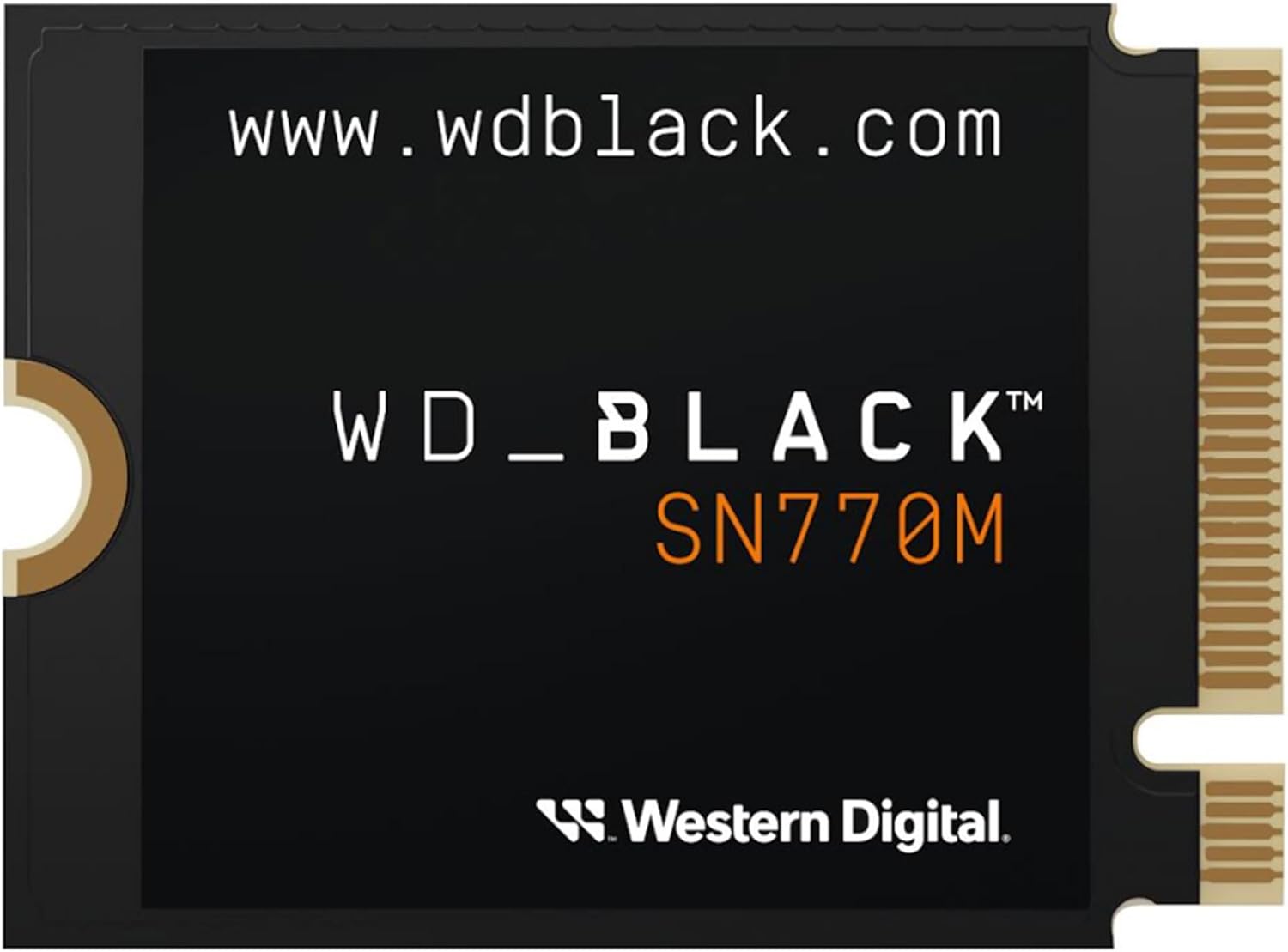 WD Black SN770M/ 500GB/ SSD/ M.2 NVMe/ Černá/ 5R