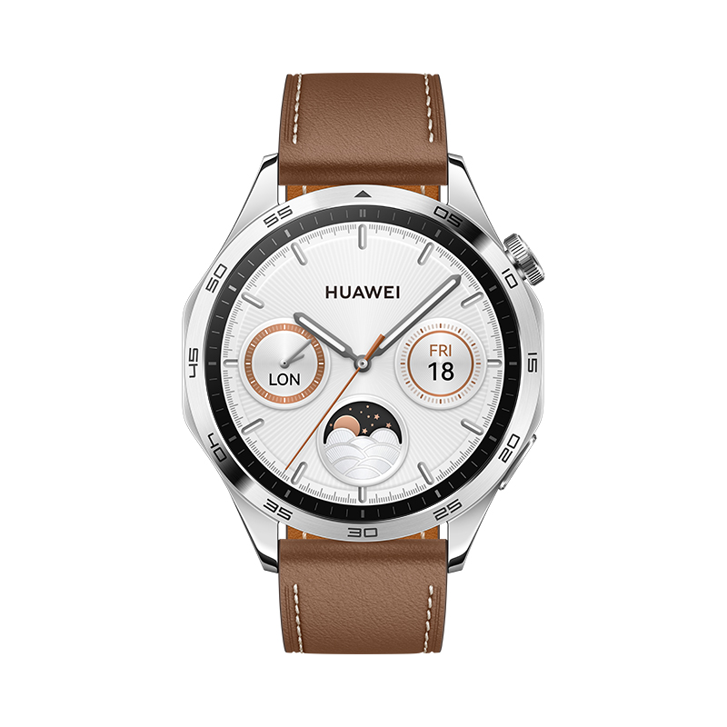 Huawei Watch GT 4/ 46mm/ Silver/ Elegant Band/ Brown 