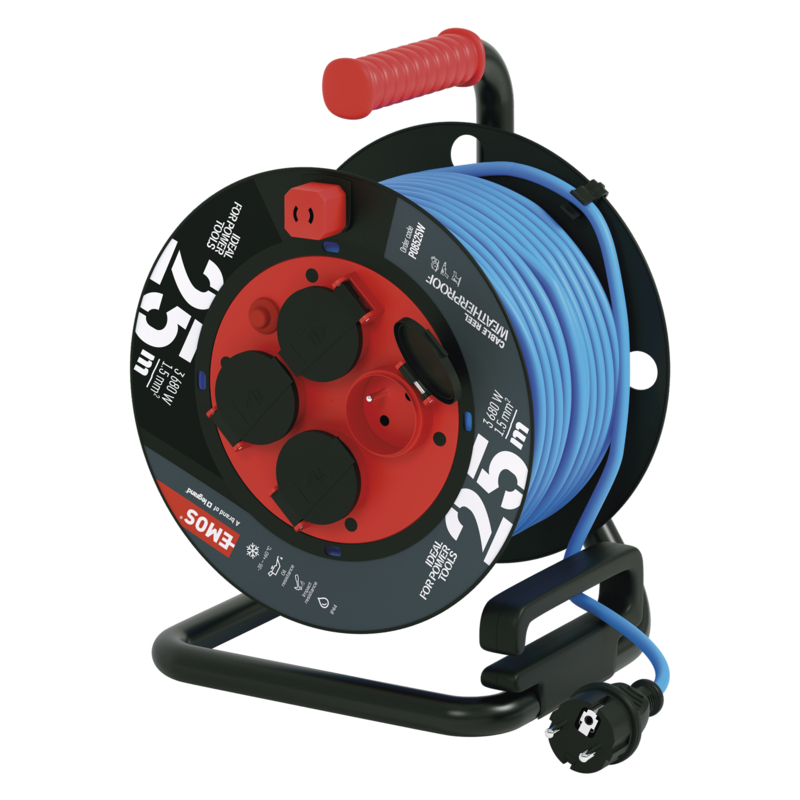 EMOS BUBEN 4Z 25M 1, 5MM NEMRZNÚCI PVC KÁBEL