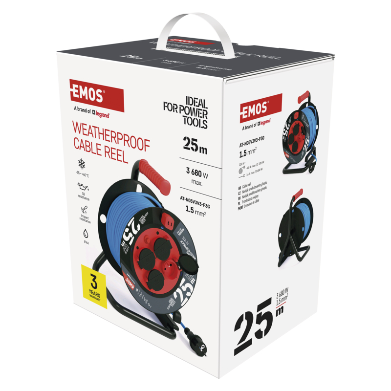 EMOS BUBEN 4Z 25M 1, 5MM NEMRZNÚCI PVC KÁBEL 