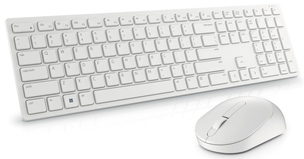Dell set klávesnice+myš, KM5221W, bezdrát., US bílá 