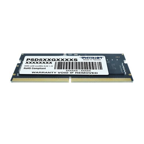 Patriot Signature Line/ SO-DIMM DDR5/ 8GB/ 4800MHz/ CL40/ 1x8GB 