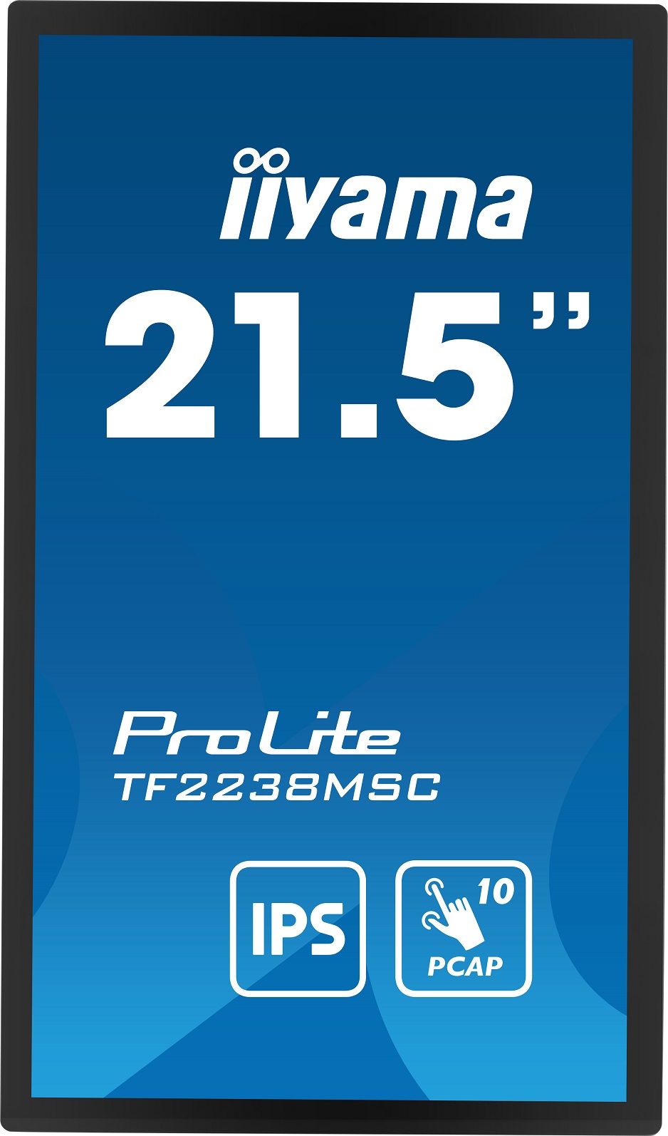 22" iiyama TF2238MSC-B1: PCAP, IPS, FHD, HDMI, DP 