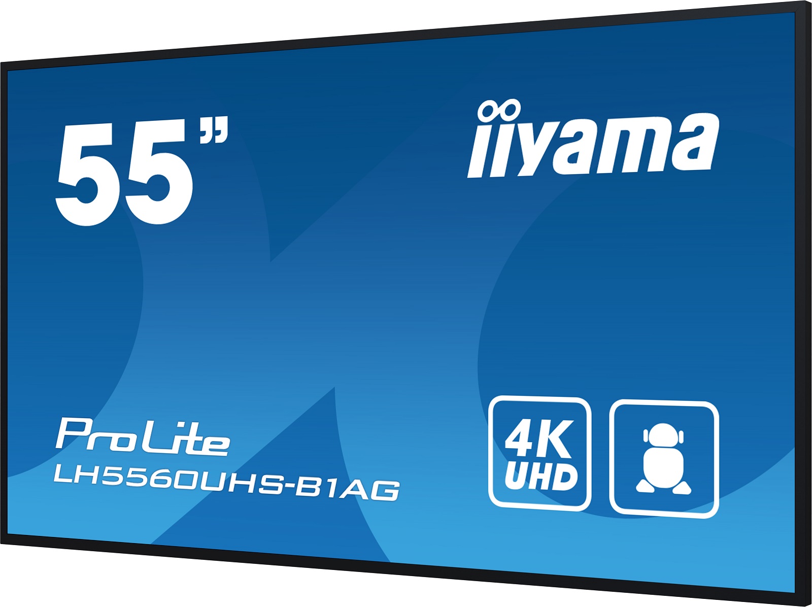 55" iiyama LH5560UHS-B1AG: VA, 4K UHD, Andr.11, 24/ 7 