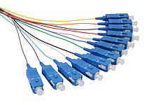 Pigtail 9/ 125 SCupc SM OS 1, 5m, balenie 12ks farby