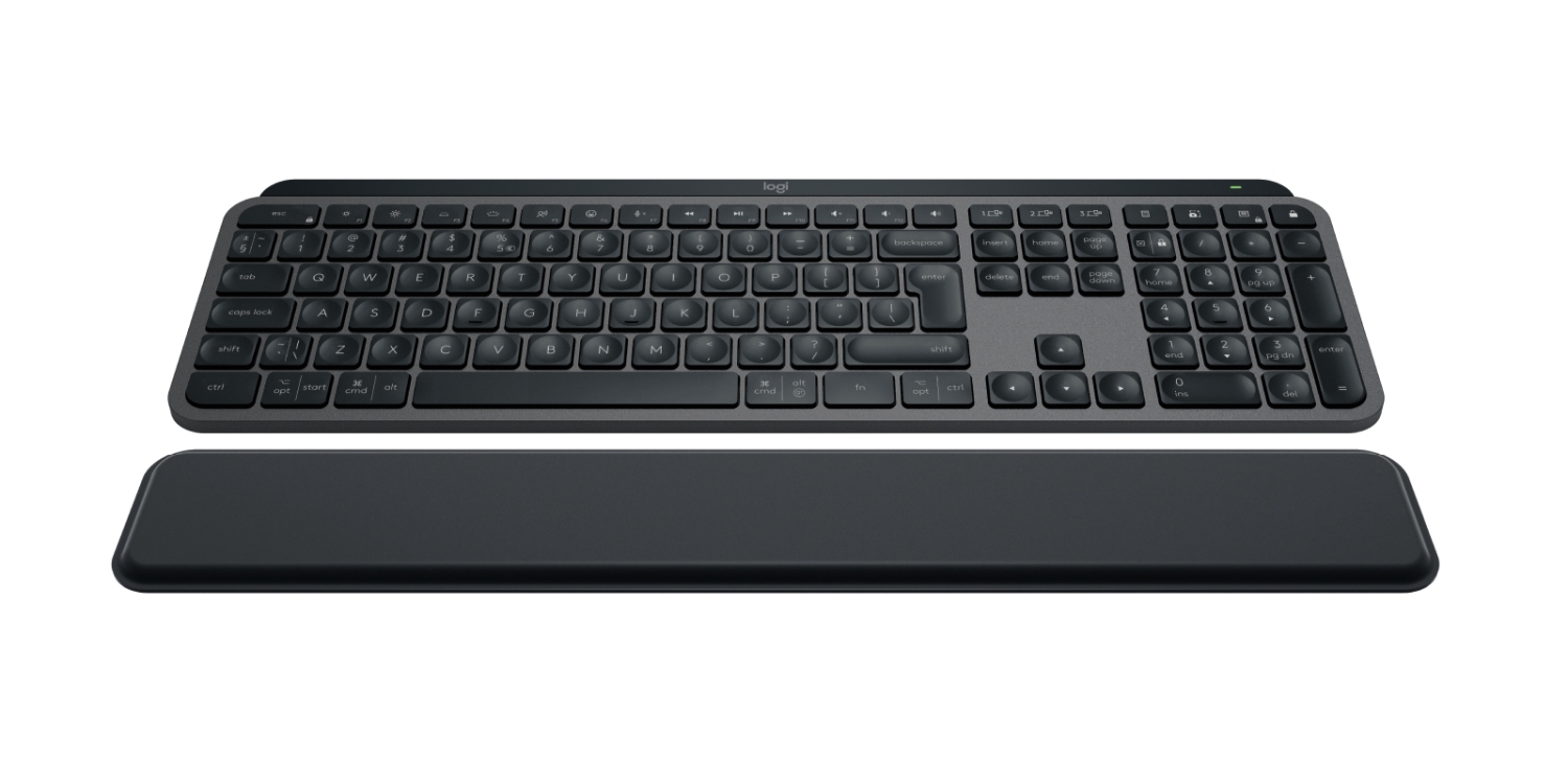 Logitech Master MX Keys S/ Bezdrôtová USB + Bluetooth/ US layout/ Čierna 
