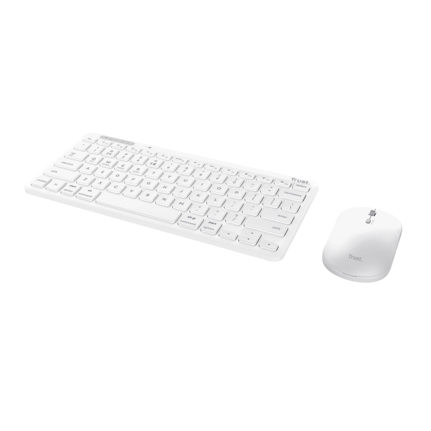 TRUST LYRA WL KEYBOARD & MOUSE US (myš+kláv) biela 