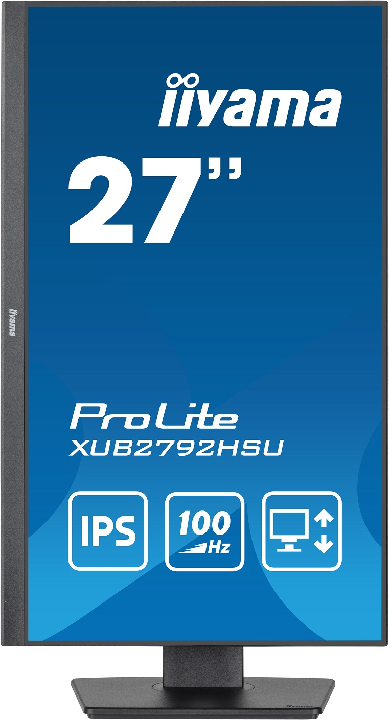 iiyama ProLite/ XUB2792HSU-B6/ 27"/ IPS/ FHD/ 100Hz/ 0, 4ms/ Black/ 3R 