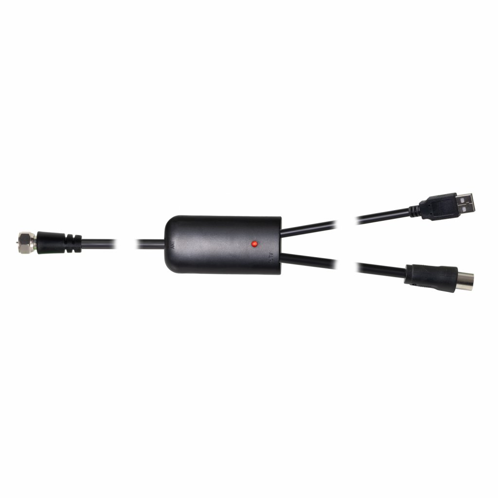 EVOLVEO Jade 3, aktívna vonkajšia anténa FM/ DAB+/ DVB-T2, filter LTE, 4G, 5G 