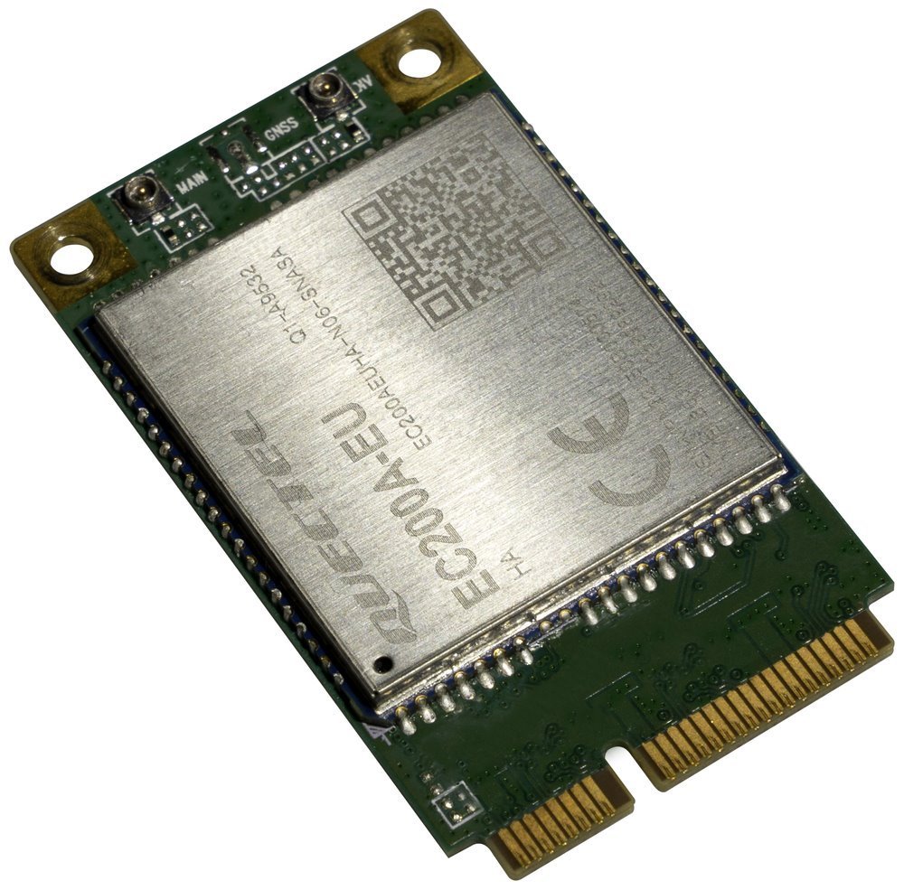 2G/ 3G/ 4G/ LTE miniPCi karta, 2 x u.FL, bands 1/ 3/ 5/ 7/ 8/ 20/ 28/ 38/ 40/ 41, CAT4
