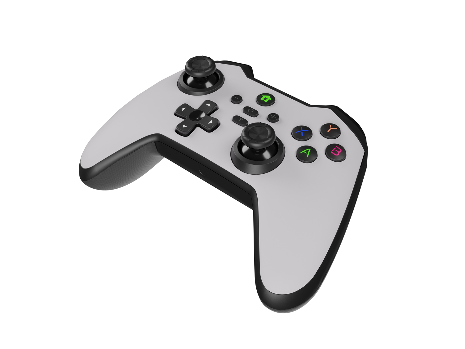 Bezdrôtový gamepad Genesis MANGAN 400 pre PC/ Switch/ Mobil, biely 