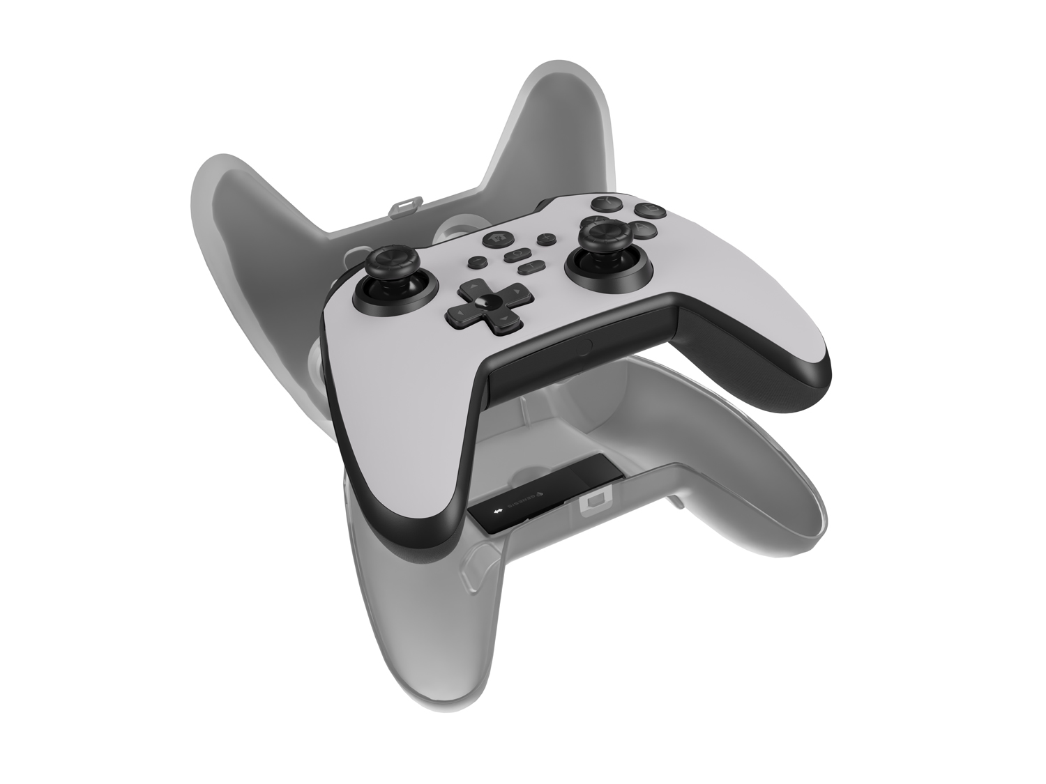 Bezdrôtový gamepad Genesis MANGAN 400 pre PC/ Switch/ Mobil, biely 