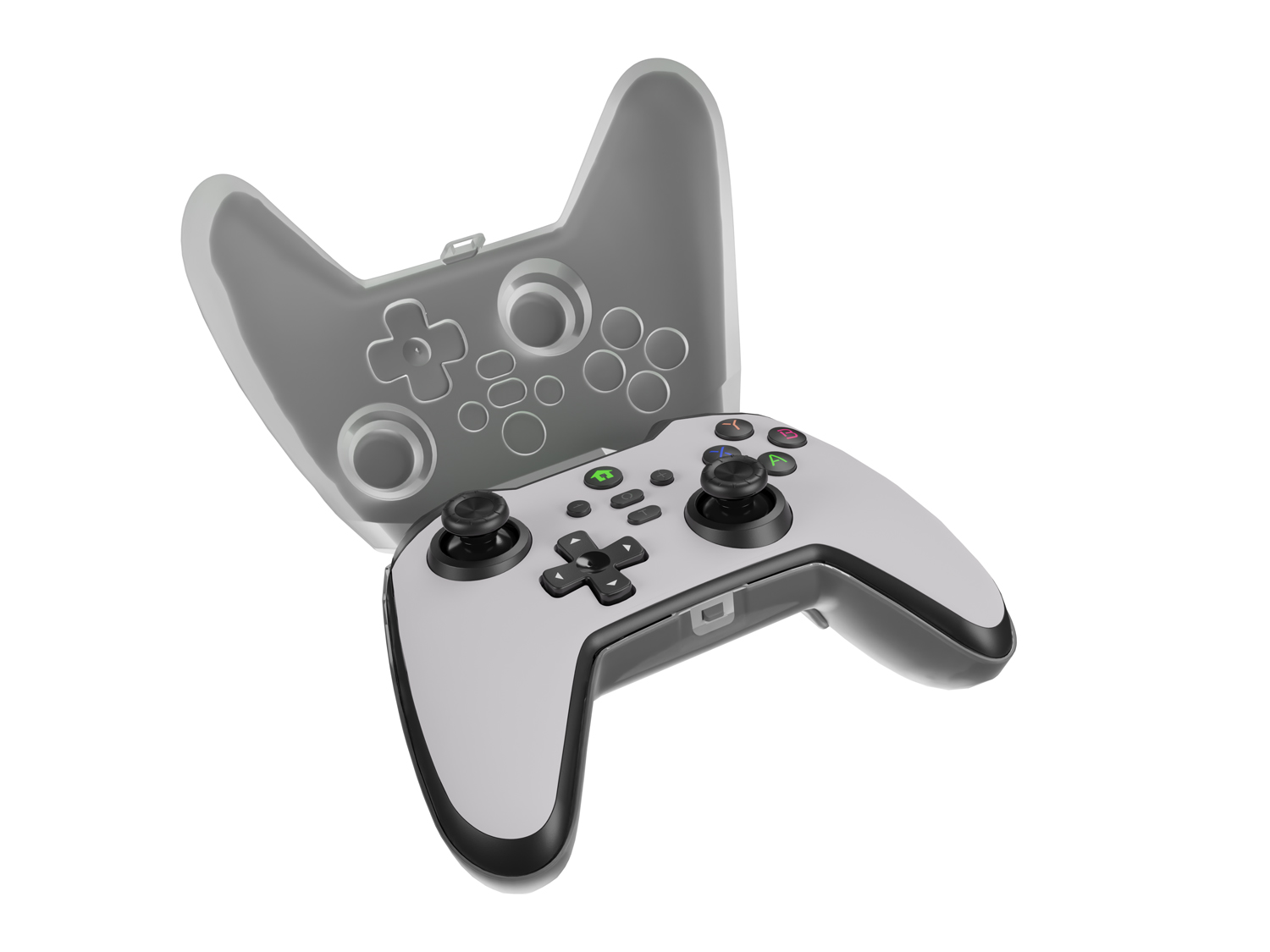 Bezdrôtový gamepad Genesis MANGAN 400 pre PC/ Switch/ Mobil, biely 