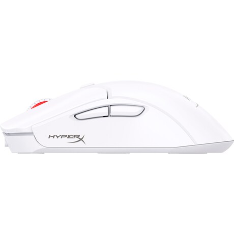 HP HyperX Pulsefire Haste 2 Mini/ Herná/ Optická/ Pre pravákov/ 26 000 DPI/ Drôtová+bezdrôtová/ Biela 