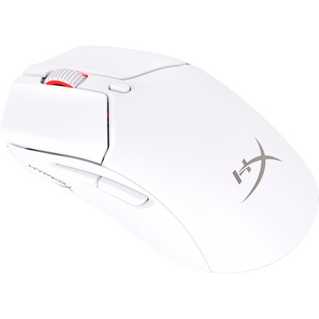 HP HyperX Pulsefire Haste 2 Mini/ Herná/ Optická/ Pre pravákov/ 26 000 DPI/ Drôtová+bezdrôtová/ Biela